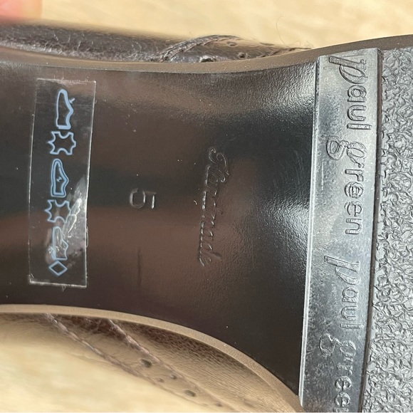 Paul Green Wing Tip Dark Brown Women’s Ankle Boots Size 5-6. Fit more like 6-6.5 - Picture 16 of 16